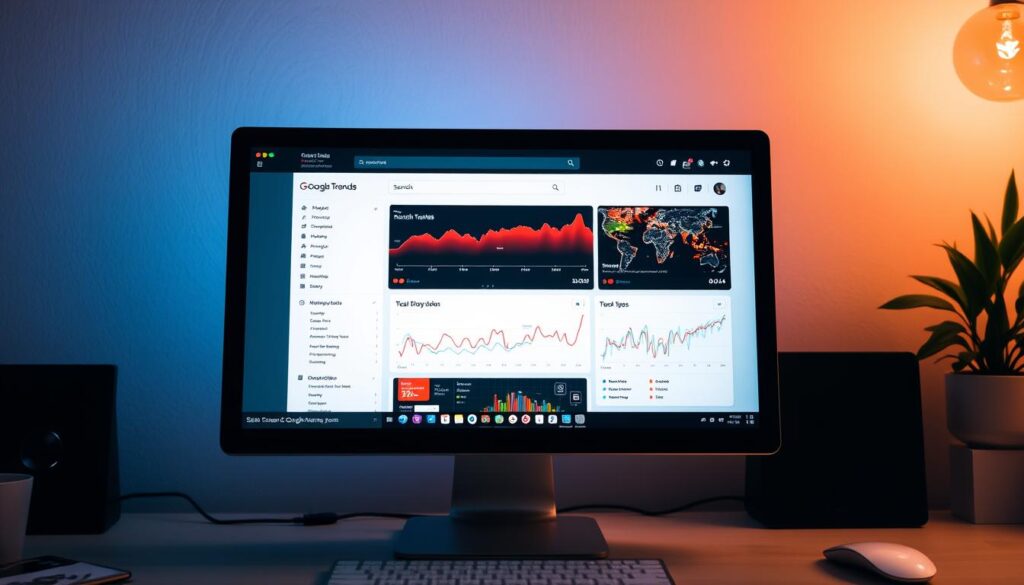 Interfaccia Google Trends