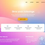 landing page